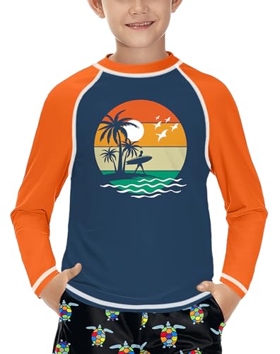Rashguard enfant séchage rapide et maillot anti-UV à manches longues