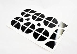 lowgo-shop Emblem corners sticker for BMW black gloss 30 pieces for all emblems on car or motorcycle accessories