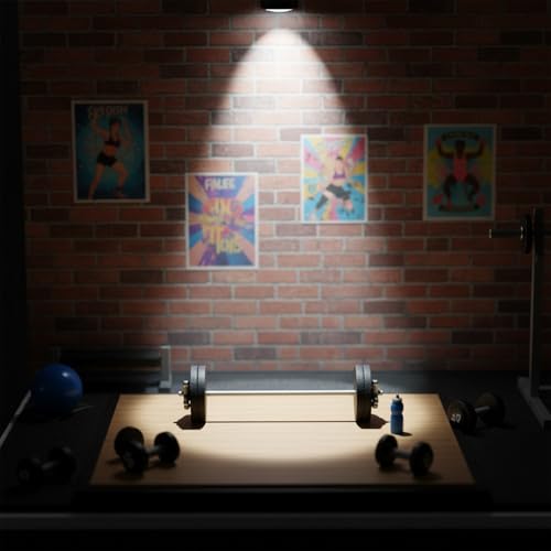 LUOZZY 3pcs Mini Barbell Model Dollhouse 1/12 Miniature Barbell Prop Tiny Fitness Equipment Models Dollhouse Accessories - Thumbnail 2