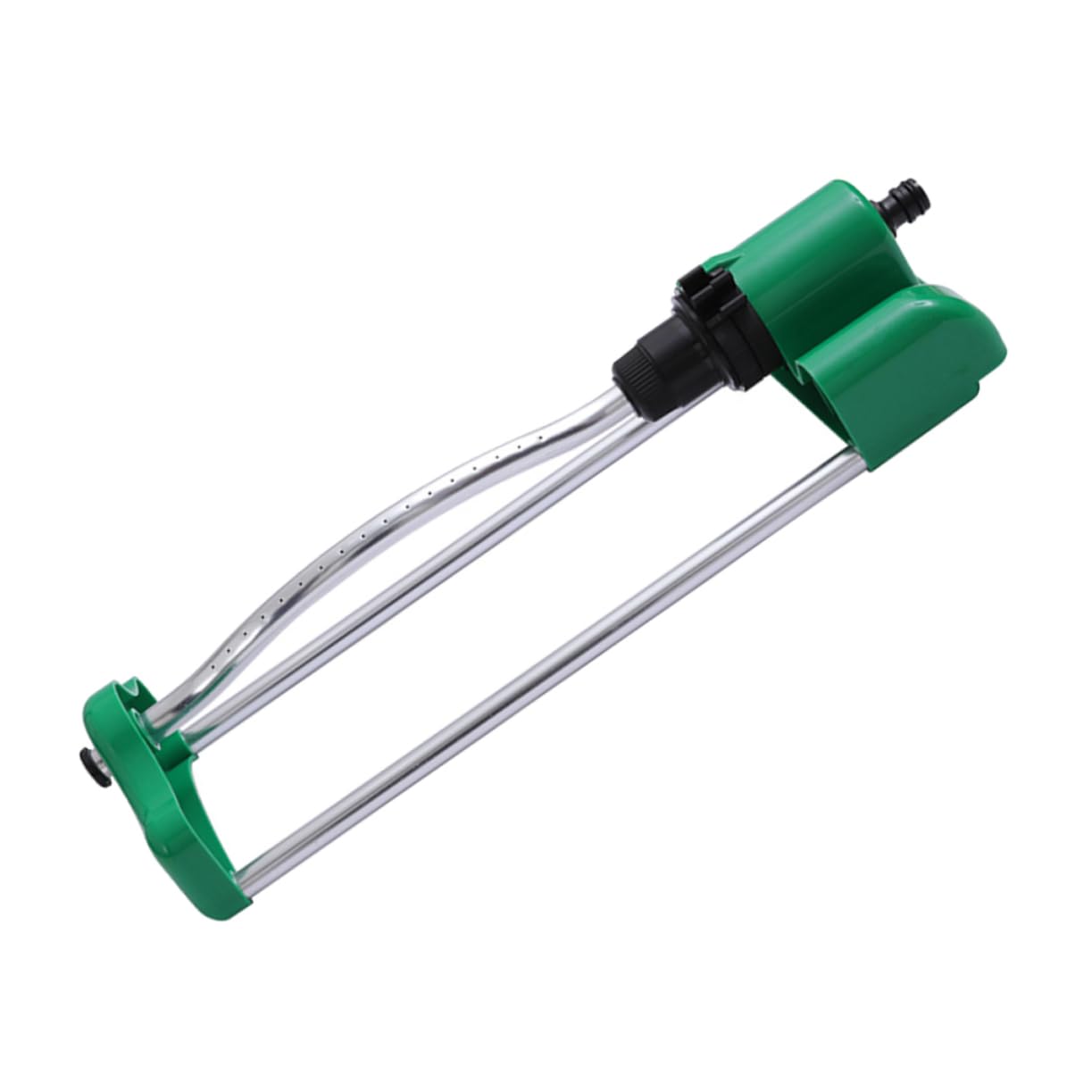 SUPVOX Irrigatore Oscillante da Giardino a 17 Fori in Lega di Alluminio e Plastica, Spruzzo Uniforme e Fine, per Prato e Orto