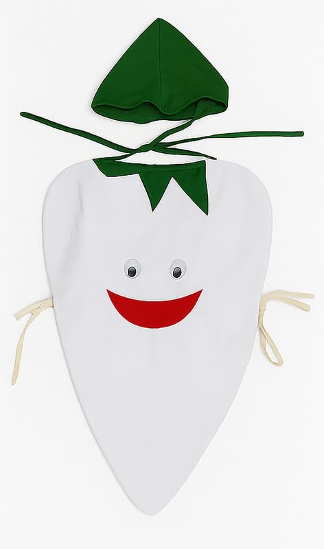 Image of FancyDressWale Fruit & Vegetable Fancy Dress Costume for Kids | Free Size 2-10 Years | School Fancy Dress, Stage Shows, Theme Parties