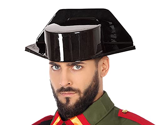 ATOSA sombrero guardia civil tricornio pvc rigido negro