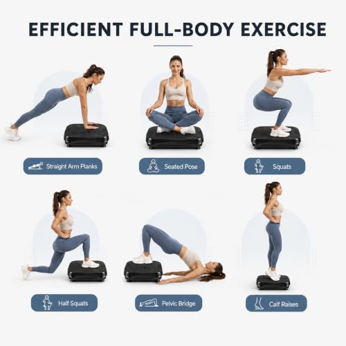 Whole Body Vibration Plate Exercise Machine, 99 Speed Levels Power Plate - image 5
