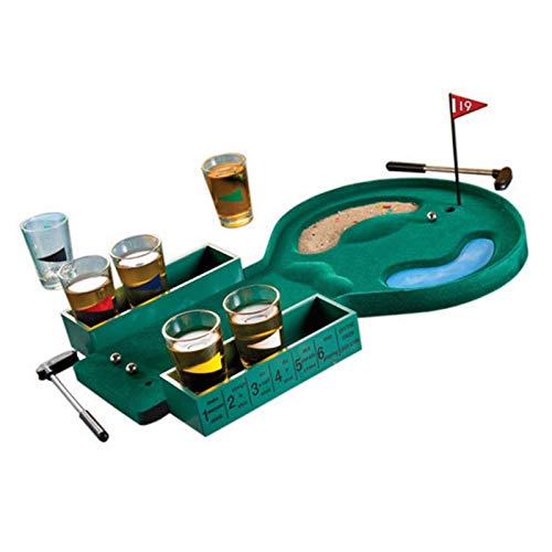 Slec tech 卓上ゴルフゲームセット 6カップ付き 対戦ゲーム 飲酒引き罰 宴会ゲーム・パーティーゲーム 盛り上がる 面白い パーティー小道具 テーブルおもちゃ