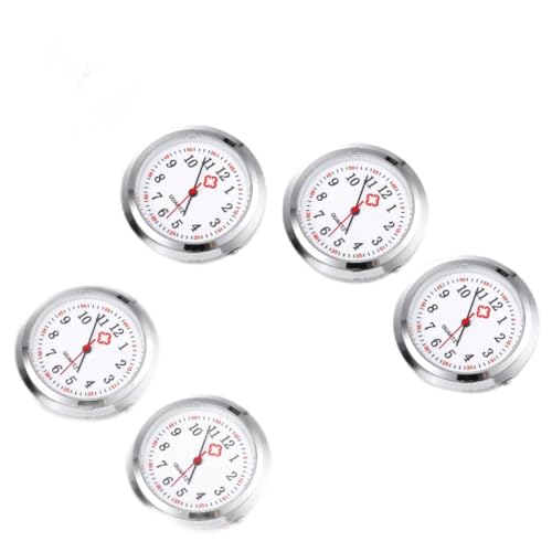 Montres de poche créatives à quartz en verre pour projets horlogers (lot de 6)