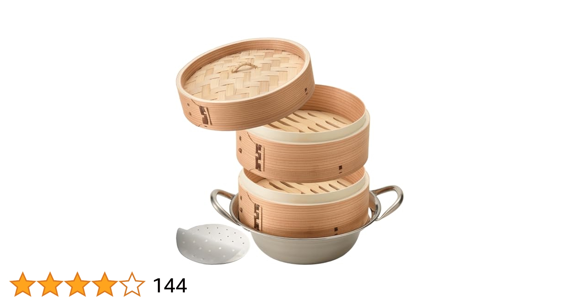 【材質タイプ:杉セイロ18cm】ハイスト Hist ih対応 【鍋つき】 蒸篭（ Amazon | ハイスト Hist ih対応 【鍋つき】 蒸篭（セイロ） 2段