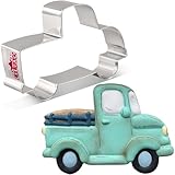 LILIAO Vehicle Pick-up Truck Cookie Cutter - 4.5 x 2.9 inches - Stainless Steel