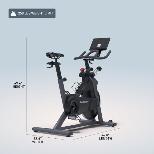 Image of NordicTrack T Series 9 Exercise Bike | Quick-Adjust Digital Magnetic Resistance Delivers 16 Intensity Levels for Smooth, Whisper-Quiet Cardio Sessions