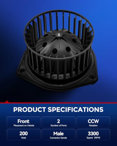 Image of KAX Blower Motor for Camaro /Firebird 1998-2002, Cavalier /Sunfire 1995-2005