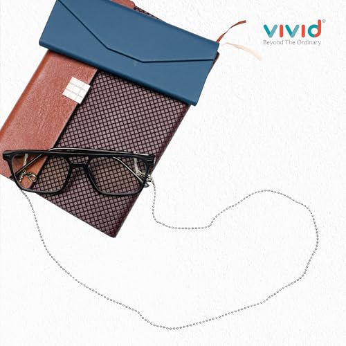 Image of Unisex Specs Holder Hook & Loop Anit Slip Eyewear Lanyard Metal Strap Chain