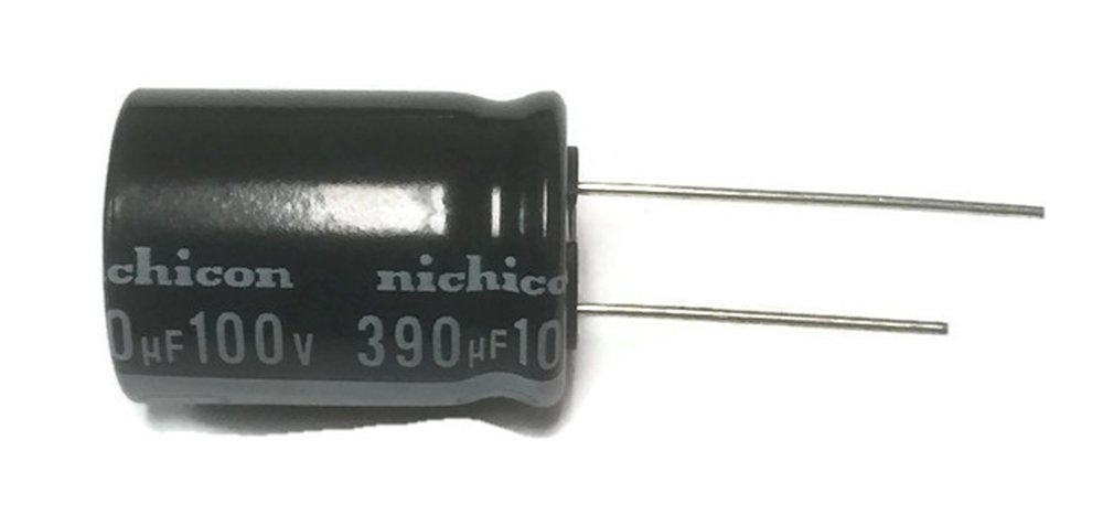 Nichicon Set of 2, 105°C Electrolytic Capacitor 390uF 100V (390