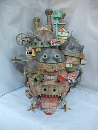 Hayao Miyazaki Howl?s Moving Castle Land Version DIY Handcraft Paper Model KIT Toy Kids Gifts