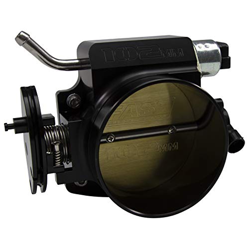 Black Big Mouth Billet 102mm Big Mouth Throttle Body for GM LS w/TPS and IAC