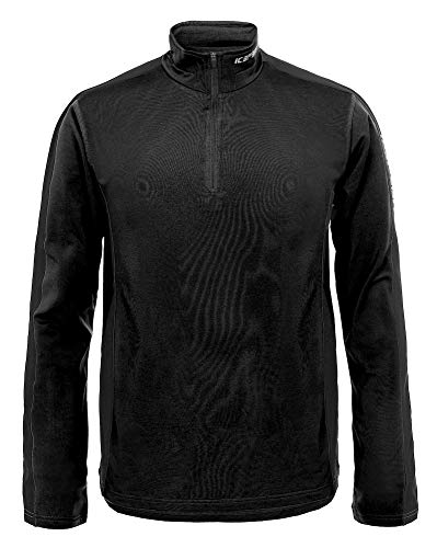 Icepeak Herren Robin Herrenhemd, schwarz, L