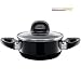 Produktbild Silit Modesto Kochtopf 16cm, Glasdeckel, Bratentopf 1,3l, Silargan Funktionskeramik, Topf Induktion, schwarz