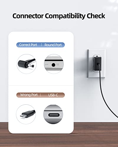 7.5Ft Ac Charger Fit For Asus Q324U Q324Ua Q324 Q405Ua Q405U Q405 Q505Ua Q505U Q505 Q526F Q526 Q526Fa Q525U Q525Ua Q525 Q406Da Q406D Q406 Laptop Power Supply Adapter Cord #TOP2