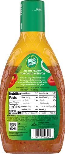 Image of Wish-Bone Italian Dressing, 15 FL oz (Pack of 4)