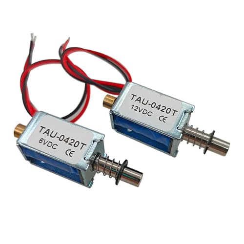 Solénoïde linéaire TAU-0420 serrure électromagnétique DC 6V placard