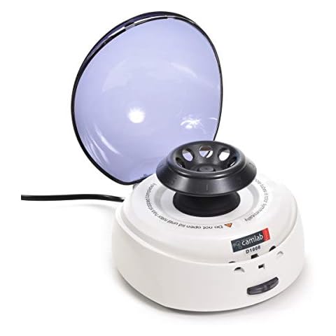 Camlab 1190944 D1008 Mini Centrifuge with Blue Lid Cover
