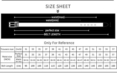 Men's genuine leather belt, classic pin buckle belt, business casual4