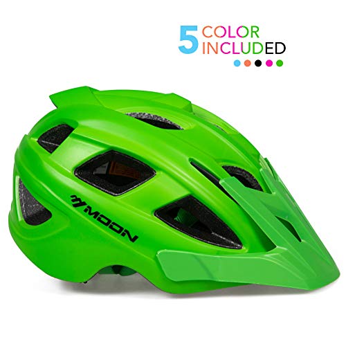 MOON Kids Bike Helmet,Knucklehead Unisex Youth Mountain Road Bicycle Helmet for Girls