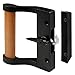 Prime-Line Products C 1024 Sliding Door Handle Set, Black Finish