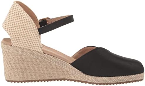 Anne Klein Women's Zana Wedge Sandal, Black, 8.5 | Image 5