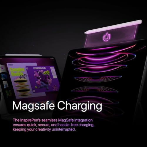 Image of Elfora Magnetic Wireless Charging 2nd Gen Stylus Pen | Palm Rejection & Tilt Sensitivity | Compatible with iPad Pro 12.9 inch (3 /4 /5 /6 Gen), iPad Pro 11 inch (1 /2 /3 /4 Gen), iPad Air 4 /5, iPad mini 6 (White)