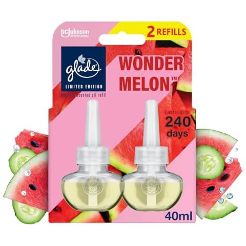 Glade Plug in Air Freshener Wonder Melon Duo Pack Cover