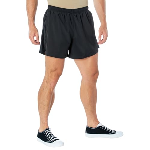 Short de sport noir Rothco PT entraînement fitness homme M
