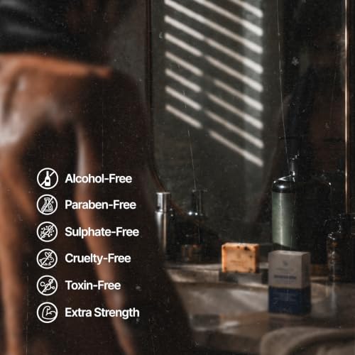 Image of Mannlich 2% Kojic Acid Exfoliating Soap with Alpha Arbutin, Glycolic Acid, Niacinamide & Activated Charcoal | For Pigmentation, Dark Spots, Tan Removal, Brightens Underarms | pH Balanced, SLS Free, Dermatologically Tested | 75 g (Pack of 6)