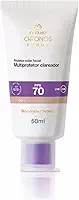 Natura Chronos Derma Protetor Solar Facial FPS 70 Cor 1 50ml - Multiprotetor Clareador de Manchas Solares