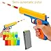 Classic Colt 1911 Toy Gun,Realistic Size Toy Gun - 10 Colorful Soft Bullets - Ejecting Magazine - Slide Action Barrel – Training, Cosplay, Play