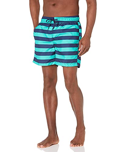 Image of Kanu Surf Men's Troy Stripe Swim Trunks