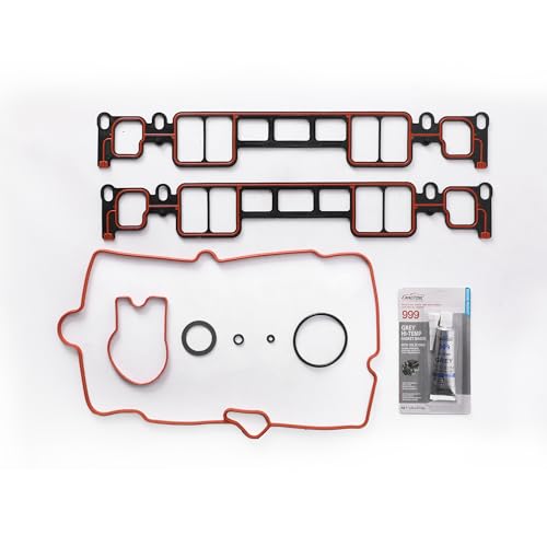 Image of KAX MS90131 Intake Manifold Gasket Set Competible with Chevy K1500 Tahoe C1500 Suburban Express K2500, GMC Yukon K1500 C1500 Savana, Cadillac Escalade, for 5.0L 5.7L Engine