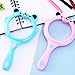 2 PC Children's Students Reading Magnifying Glass Hand-held Handle Foldable Kids Magnifying Glass Magnifying Glasses are Great for Read, Coins, Stamps, Map, Inspection (Blue+Pink)