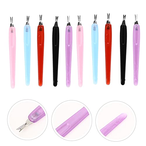 FRCOLOR 50 Pçs Garfo De Morta Aparadores De Unhas Conjunto De Manicure Profissional Ferramentas De P