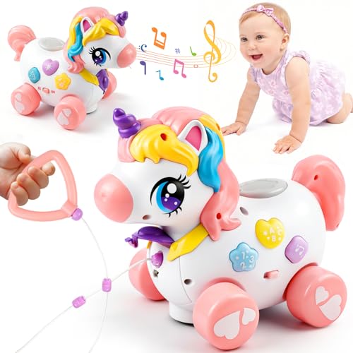 3-in-1 Musikspielzeug, Interaktives Gehen Sound-Spielzeug für 6 Monate+, Lernen Bildungsspielzeug Montessori-Spielzeug mit Licht&Musik… – Ansicht 1