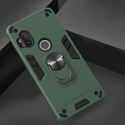 UKDANDANWEI Capa para Motorola One Hyper, capa ultrafina à prova de choque de silicone TPU + policar