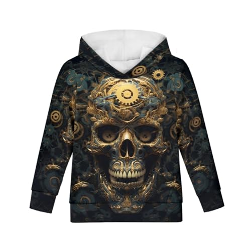 Image of GLUDEAR Teen Boys Girls Novelty Animal Galaxy Hoodies Sweatshirts Pullover