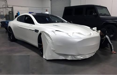Image of HOME13 Vinyl White Matte Car Wrap Sticker Sheet Roll Air Release Bubble Free Wrap Sticker (24x48 Inches,White Matte)