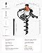 VEVOR Electric Post Hole Digger, 5.71 in Auger Bit with 1500W Powerful Motor, 140 RPM Alloy Steel Earth Auger Drill Bit with 10.24 in Extension Rod, for Post Hole Digging, Drilling & Tree Planting