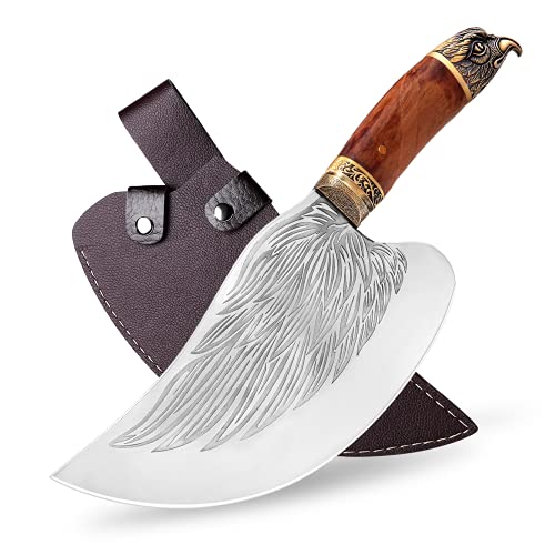Top 14 Best Meat Cleaver Heavi Duti Bone Chopper Hand Butcher Knife Of 2022 (Reviews) QuickAt