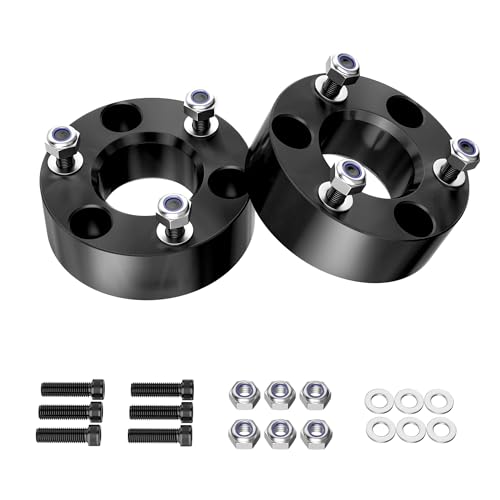 Richeer 2.5 inch Leveling Lift Kit Compatible with 2006-2026 Ram 1500 4WD 2005-2011 Dakota 2WD 4WD Leveling Lift Kit Forged Front Strut Spacers Raise the Front of your Pickup by 2.5