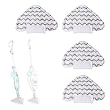 YROHGKPN Packung mit 4 Ersatz Reinigungsmatratzen für Nebelwisch Gleichstrom Verschiedene Modelle mit hochsaugfähiger Mikrofaser für Hartböden Außenbereich Hartbodenmatratzen