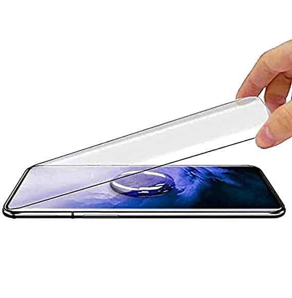 Image of OCTRIX Tempered Glass Design for Vivo IQOO 9 Pro Advanced Border Less Full Edge to Edge 3D Curved UV Screen Protector and Easy Installation Kit (Pack of 1)- By Blackwik