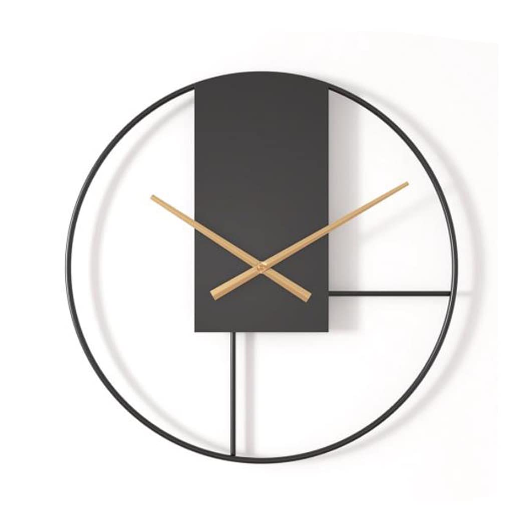 TXXM Wall Clocks Wall Clock Living Room Creativity Clock Watch Home Mute Electronic Quartz Clock (Size : 50cm)
