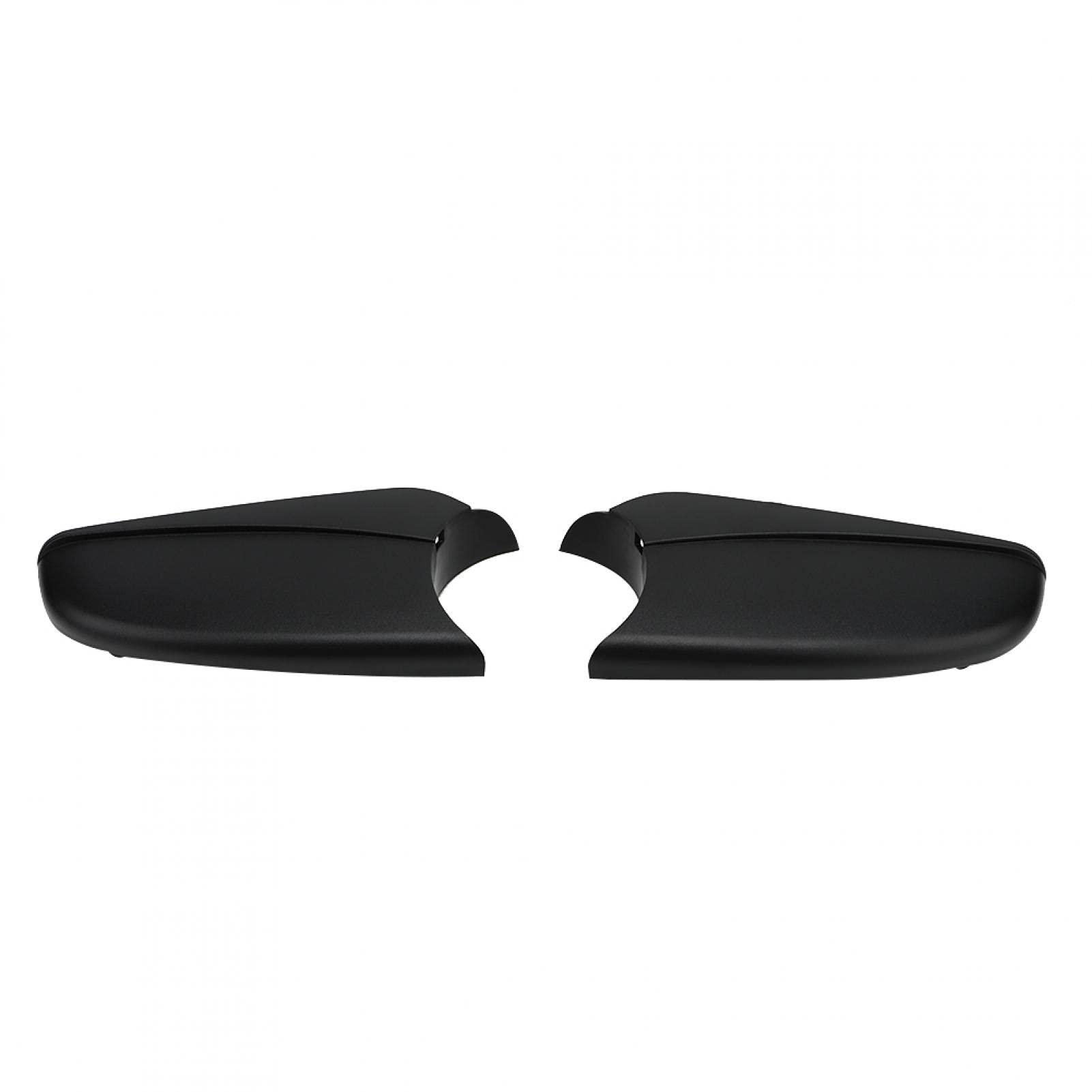 Base alloggiamento specchietto retrovisore, cappucci inferiori specchietto laterale, cappucci specchietti inferiori base staffa in ABS nero adatto per Vauxhall Opel Astra H Mk5 04-09 (coppia)