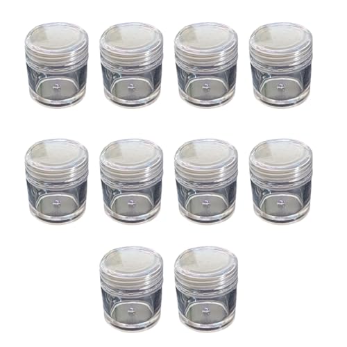 再利用可能なメイクアップボトル 漏れ防止デザイン コンパクト クリア ルース パウダー ジャー スキンケア エッセンシャル ストレージ 10個