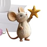 Utilisation Large et Adaptable: Dotée de multiples options de placement, la souris en feutre assure une adaptabilité d'affichage polyvalente, créant une atmosphère festive dans les espaces restreints. Qu'elle soit utilisée sur les étagères, les appuis de fenêtre ou les tables de fête lors d'occasions spéciales, elle diffuse une ambiance et conviviale, avec un design qui s'adapte à divers contextes et permet une décoration rapide et pour des moments mémorables.